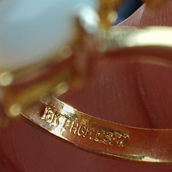 Joseph Espoito 18k HGE Gold and Opal Women's Ring - Picture 2 of 9